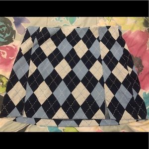 Womens plus size H&M mini skirt with slits